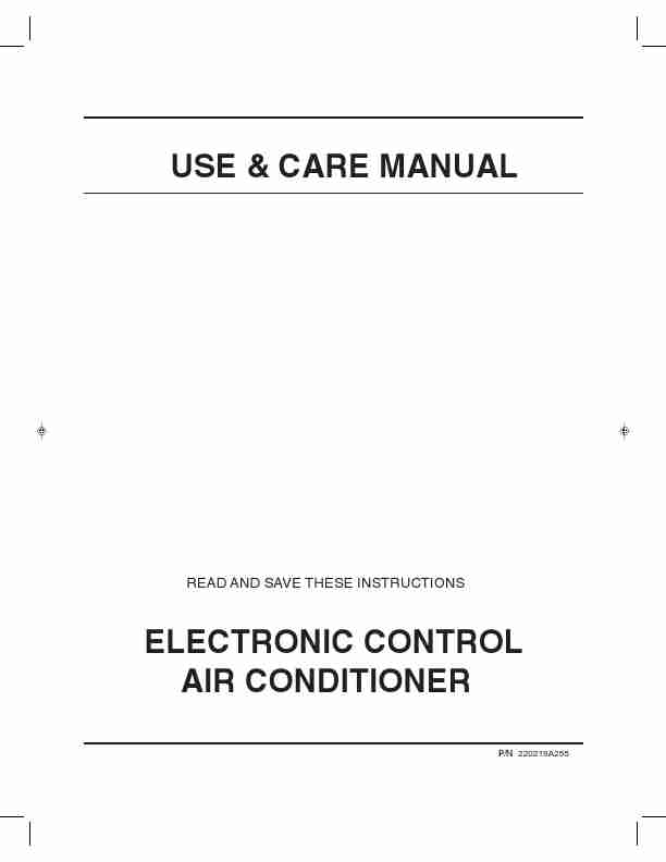 Frigidaire Air Conditioner 220219A255-page_pdf